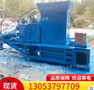 農(nóng)作物秸稈壓縮套袋機花生秧打包裝袋機 青儲玉米秸稈壓塊打包機