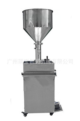 半自動(dòng)藍(lán)莓果醬定量灌裝機(jī) 立式氣動(dòng)活塞式溶劑灌裝設(shè)備 廠家直銷