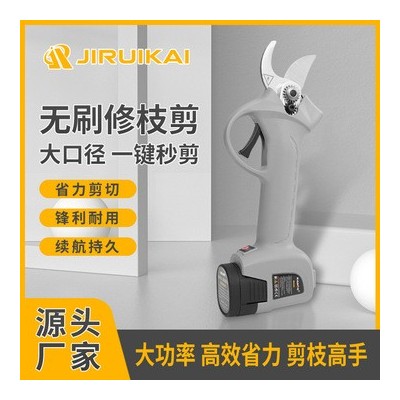 3.2公分無(wú)繩電剪電動(dòng)修枝剪電動(dòng)果樹(shù)樹(shù)枝剪鋰電池園林剪刀跨境