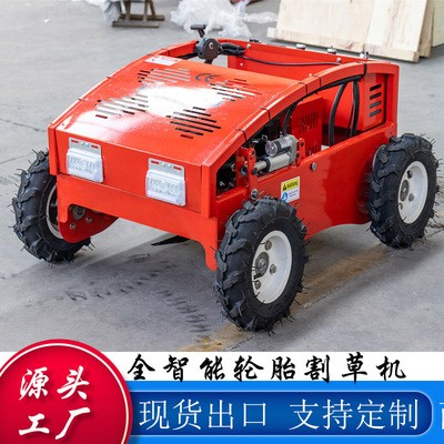隆鑫發(fā)動(dòng)機(jī)遙控割草機(jī)農(nóng)林園林油電混動(dòng)智能打草剪草小型割草機(jī)