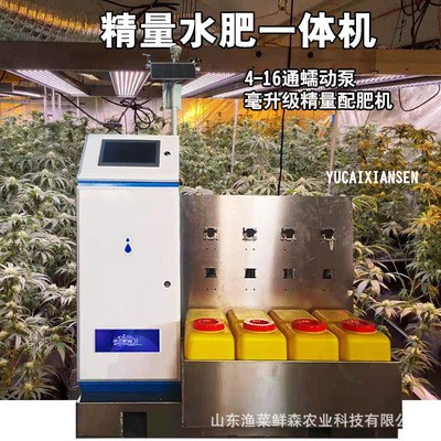 廠家定制精量全自動(dòng)無土栽培大麻4通道16通道水肥一體機(jī)