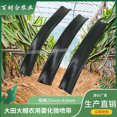 生產(chǎn)微噴帶廠(chǎng)家 供應(yīng)農(nóng)業(yè)大田園林園藝灌溉工具3孔5孔7孔噴水帶