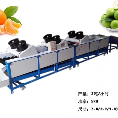 水果機(jī) 毛刷清洗機(jī) 臍橙馬鈴薯分級(jí)機(jī) 廠家直銷(xiāo) 果蔬洗果設(shè)備