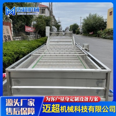 全自動(dòng)噴淋式果蔬清洗機(jī) 葉類(lèi)蔬菜高壓氣泡清洗機(jī) 清洗流水設(shè)備