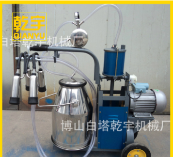 電動(dòng)活塞式擠奶機(jī)養(yǎng)殖設(shè)備 牛用羊用擠奶機(jī)擠奶機(jī) 單桶移動(dòng)擠奶機(jī)