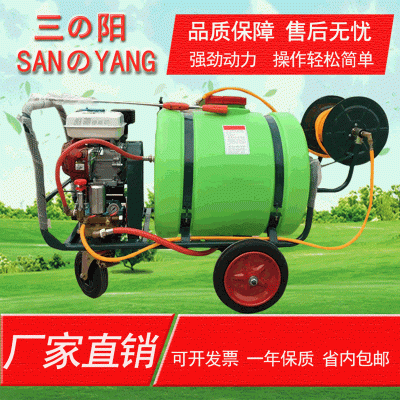 廠家直銷大功率160升手推式高壓打藥機(jī)農(nóng)用除蟲除草養(yǎng)殖消毒神器