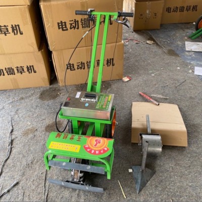 新型電動除草機(jī)開溝懶人小型鋤地松土手推除草開荒農(nóng)用耕地充電式