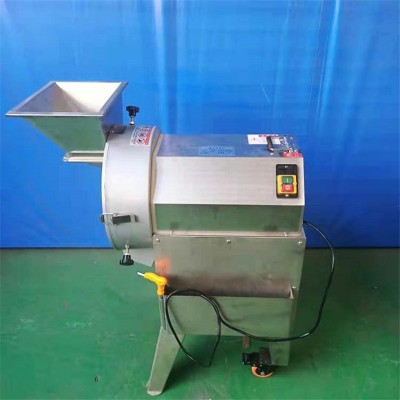 單頭根莖食品切片機(jī) 無(wú)花果圣女果切片機(jī) 土豆胡蘿卜切丁切絲機(jī)