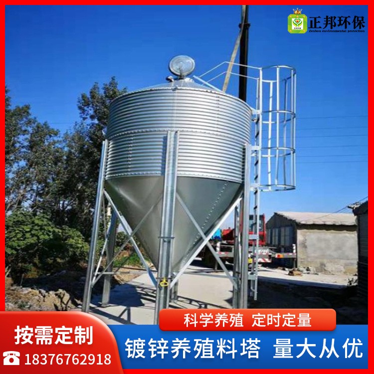 畜禽養(yǎng)殖場(chǎng)專用 鍍鋅板料塔養(yǎng)殖飼料線養(yǎng)殖畜牧設(shè)備飼料儲(chǔ)存罐