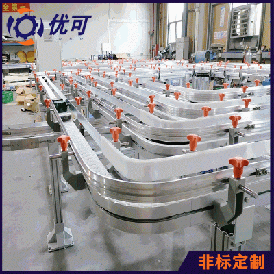 廠家非標定制柔性鏈環(huán)形輸送線循環(huán)冷卻液態(tài)產品輸送新款冷卻輸送