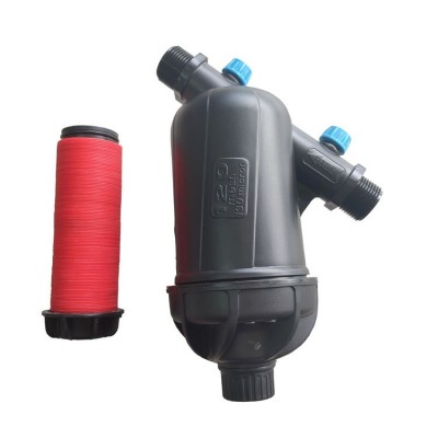 6分1寸農業(yè)灌溉疊片過濾器DN20 DN25 外螺紋Y型塑料灌溉過濾器