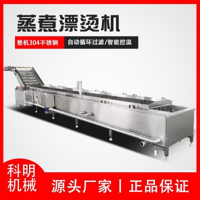 全自動果蔬漂燙機(jī) 商用菜葉漂燙殺青機(jī)設(shè)備 食品廠水果預(yù) 煮流水線