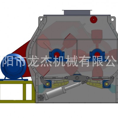SSHJ0.2碳鋼飼料、預(yù)混料、化學(xué)、醫(yī)藥雙軸槳葉混合機(jī)