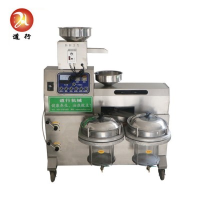 榨油機大型多功能螺旋商用流動地攤榨油設(shè)備冷熱兩用芝麻壓榨機
