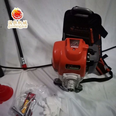 豪爵黑金剛割草機(jī)四沖程背負(fù)式小型除草機(jī)多功能松土農(nóng)用開荒家用