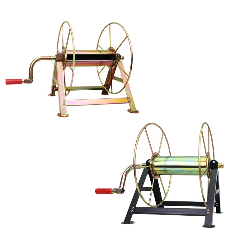 農(nóng)用打藥機(jī)高壓噴霧管繞管機(jī)卷管機(jī)器收搖膠管架子加厚繞管車(chē)100m