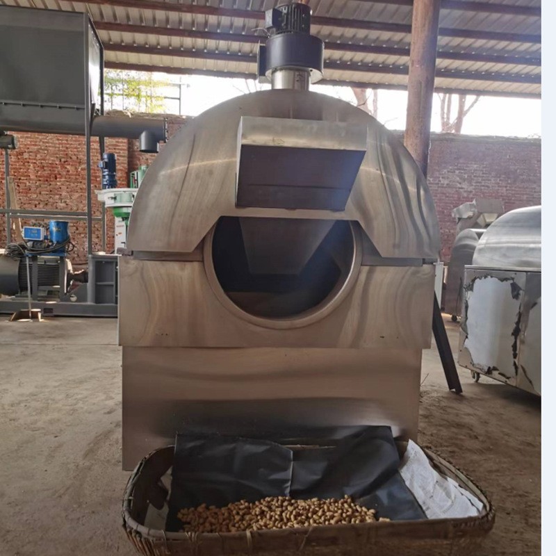 廠家直銷芝麻花生炒貨機(jī) 瓜子加鹽炒貨機(jī) 電磁不銹鋼全自動炒貨機(jī)