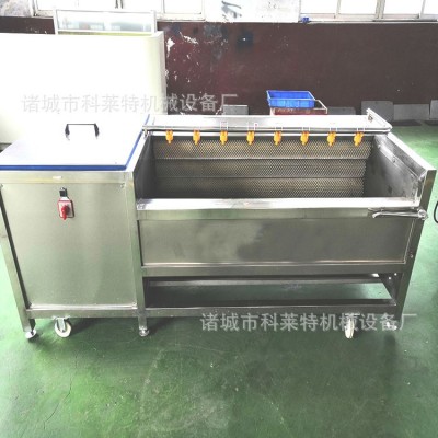 毛輥去皮機 整機304不銹鋼材質(zhì)制作 毛輥毛刷清洗去皮機器