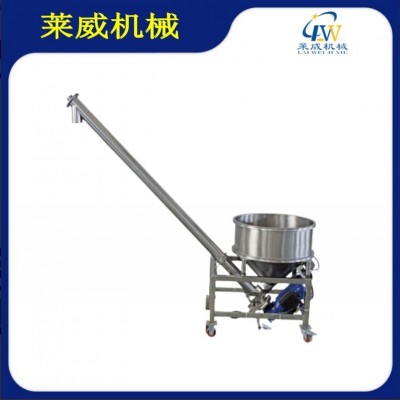 上海芝麻花生螺旋上料機(jī) 粉末顆粒蛟龍輸送機(jī) 管式螺旋給料機(jī)