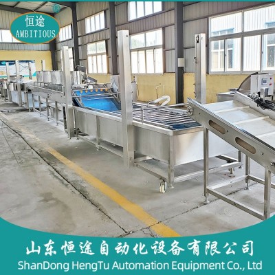果蔬清洗機(jī)大型商用洗菜機(jī) 全自動芽菜苗氣泡清洗生產(chǎn)線凈菜設(shè)備