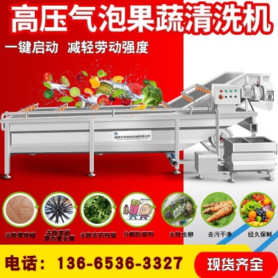 工廠銷(xiāo)售木耳浸泡清洗機(jī) 商用菌菇清洗機(jī) 氣泡噴淋清洗成套設(shè)備