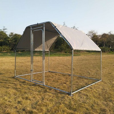 戶(hù)外大型狗跑籠雞籠鍍鋅管電商（dog run cage kennel）