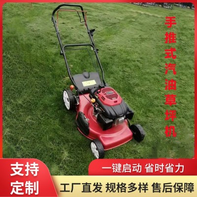 現(xiàn)貨汽油草坪機(jī) 自走手推式公園草地除草機(jī) 物業(yè)小區(qū)用手推割草機(jī)