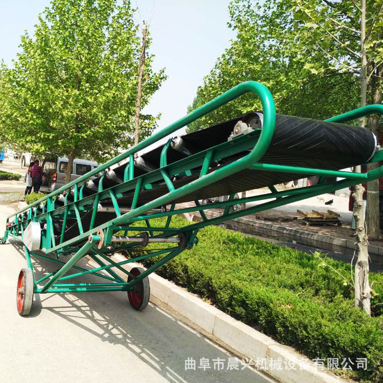 活動(dòng)簡(jiǎn)易折疊帶式輸送機(jī) 廠家直銷 移動(dòng)輕便升降裝車碼垛輸送機(jī)