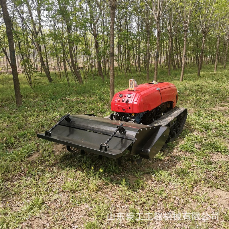 自走式履帶微耕機(jī)農(nóng)用智能松土機(jī)遙控小型耕地機(jī)