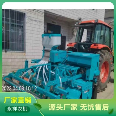 精量條播功能種肥一體機 旋耕、施肥、播種、開溝排水功能。