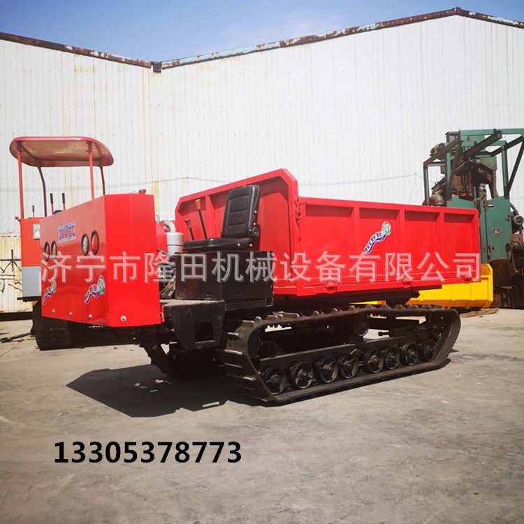 全地形爬坡虎履帶運(yùn)輸車 農(nóng)用自卸履帶運(yùn)輸車 田地搬運(yùn)手扶履帶車