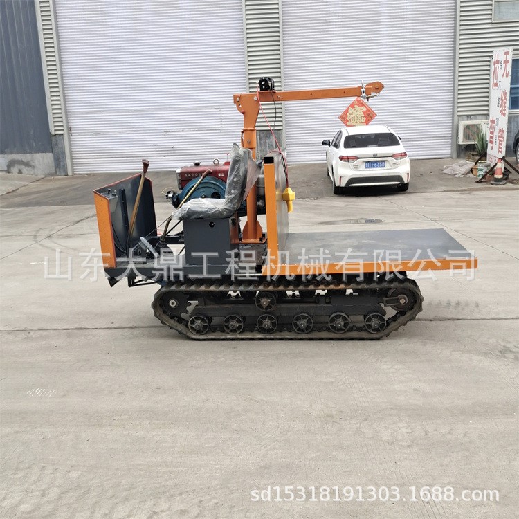 1噸手扶履帶爬山虎 小型履帶運(yùn)輸車 1.5噸果園運(yùn)輸車 履帶行走