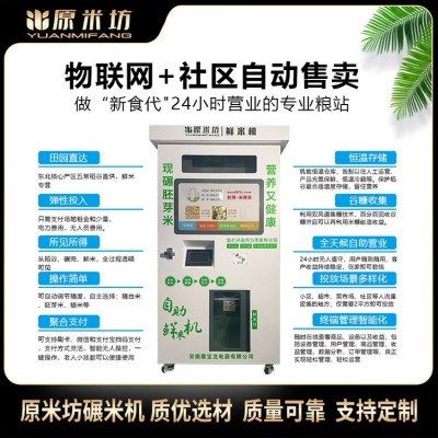 廠家 單倉雙屏 智能碾米機(jī) 稻谷脫殼 新款商用共享無塵鮮米機(jī)