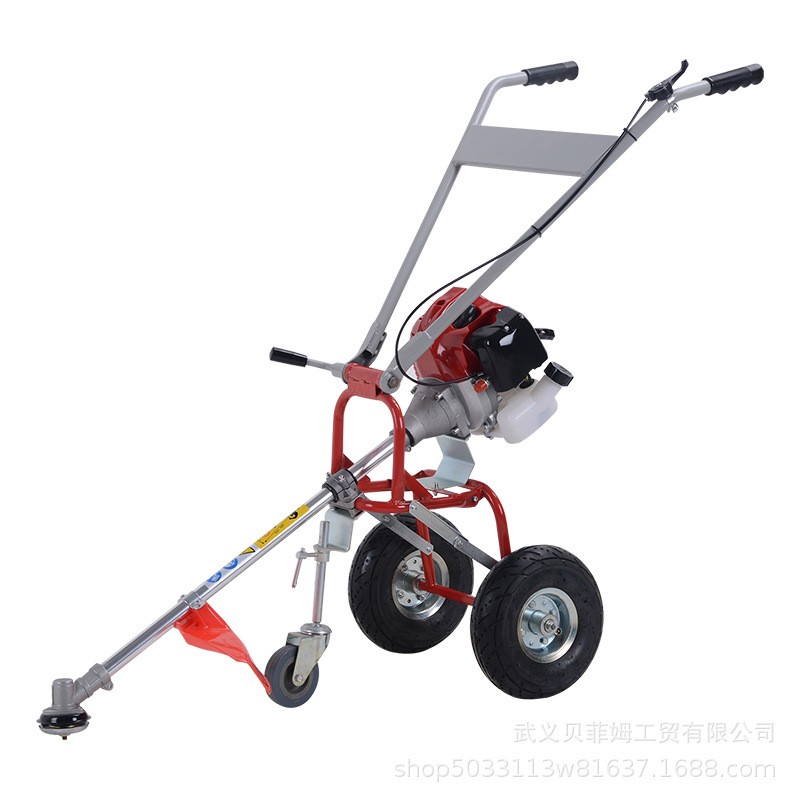 廠家直供高品質(zhì)手推式汽油割草機(jī) 多功能收割神器除草 割灌機(jī)
