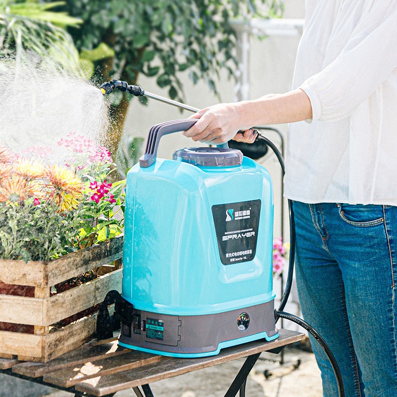 農(nóng)用高壓鋰電池背負(fù)式10L噴灑充電農(nóng)藥噴壺新式打藥機(jī)電動(dòng)噴霧器