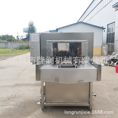 隆潤機(jī)械全自動周轉(zhuǎn)筐清洗機(jī)大型商用物流筐子托盤高壓噴淋去油污