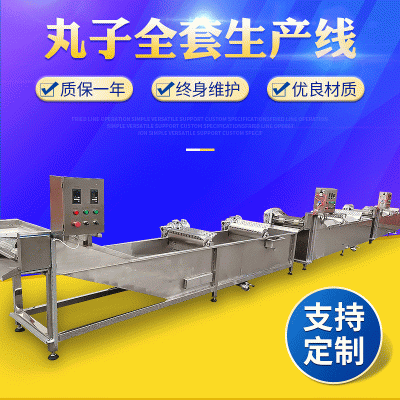 魚丸加工線 小型全自動肉丸子全套生產(chǎn)線 大型丸子加工成套設備