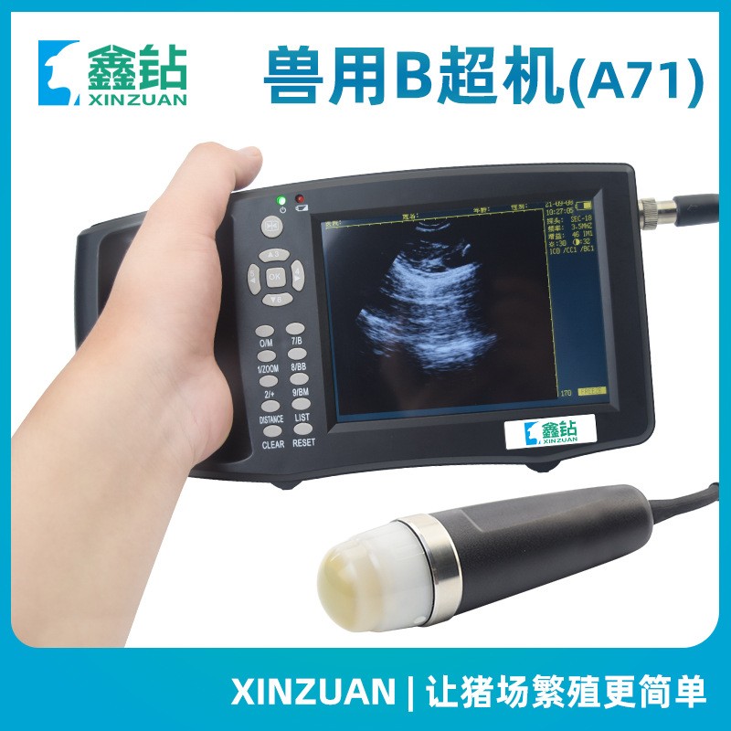 【鑫鉆】獸用B超A71 便攜獸用B超 動(dòng)物B超 獸用超聲診斷儀