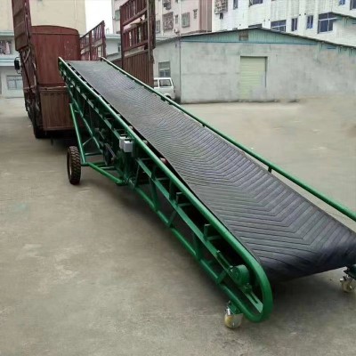 廣西皮帶輸送機(jī)大米輸送帶自動升降皮帶輸送帶小型爬坡升降輸送帶
