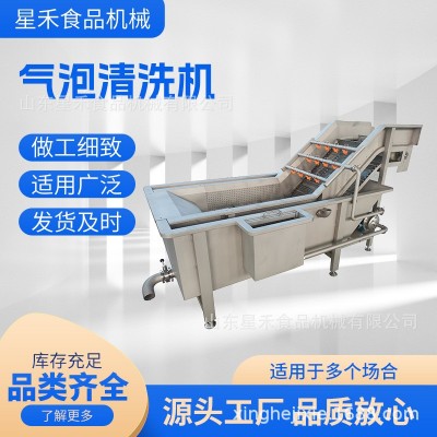 工廠直銷油麥菜白菜蔬菜氣泡清洗機大蔥清洗帶噴嘴帶毛刷批發(fā)優(yōu)惠